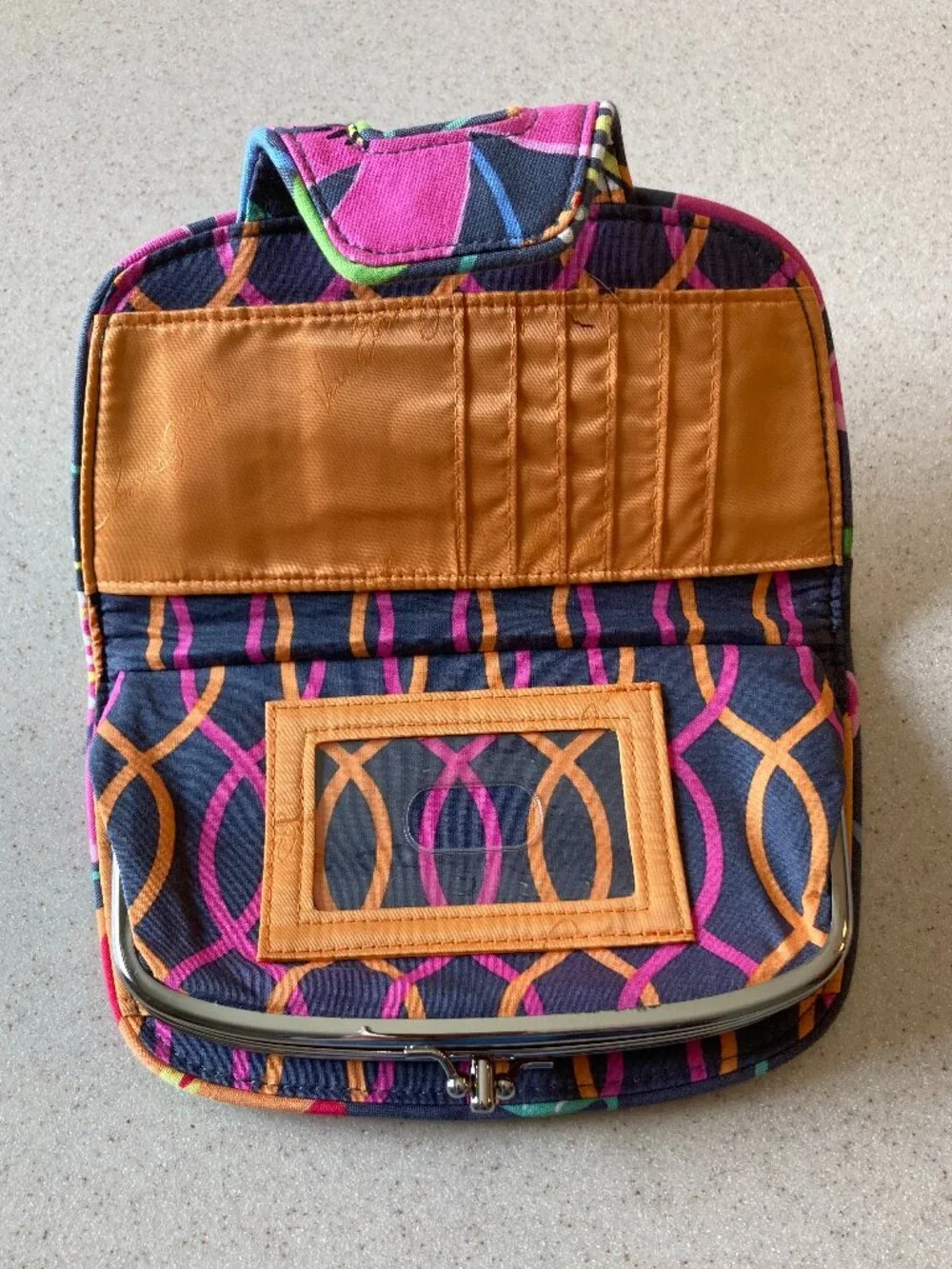 NWOT Vera Bradley Kiss N Snap Wallet Jazzy Blooms